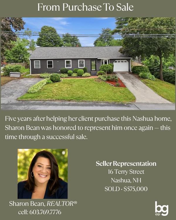 A real estate relationship that began with the purchase of this Nashua home continued years later wh